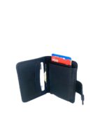 Billetera Hombre De Cuero Tarjetero Bloqueo Rfid Negro principal