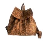 Mochila cuero animal print principal