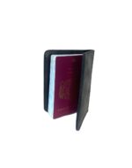 Porta Pasaporte Simple Color Negro 1