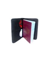 Porta Pasaporte Simple Color Negro 4