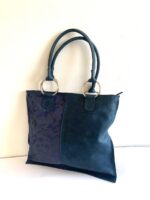 Cartera cuero Color Azul 1