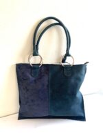 Cartera cuero Color Azul 2