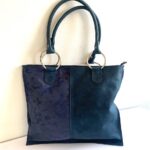 Cartera cuero Color Azul principal