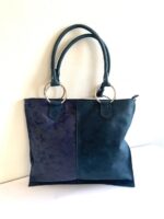 Cartera cuero Color Azul principal