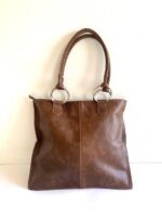 Cartera cuero Color Café 1