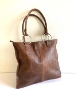 Cartera cuero Color Café 3