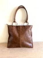 Cartera cuero Color Café principal