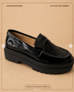 cueros navarro mocasin mujer woman black 2