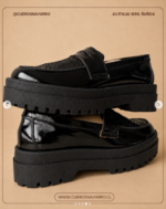 cueros navarro mocasin mujer woman black 4