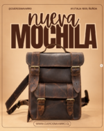 Mochila cuero Río