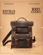 Mochila cuero Rio